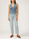 Highly Desirable High Rise Straight Leg Jeans, , hi-res image number 0