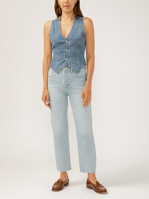 Highly Desirable High Rise Straight Leg Jeans