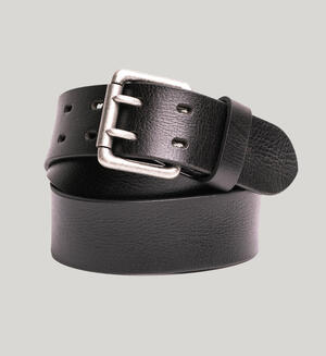 Silver Jeans Co. Silver Jeans Co. Leather Belt Black w/ Grommets 526