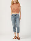 Suki Mid Rise Luxe Stretch Capri image number 0