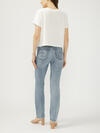 Avery High Rise Luxe Stretch Classic Straight Jeans image number 1