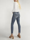 Girlfriend Mid Rise Slim Leg Jeans image number 1