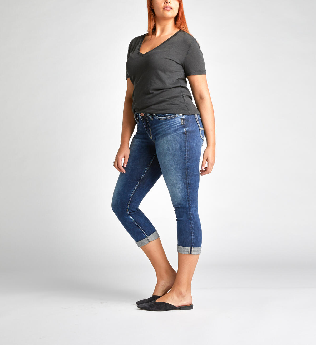 Suki Mid-Rise Curvy Capri, , hi-res image number 2