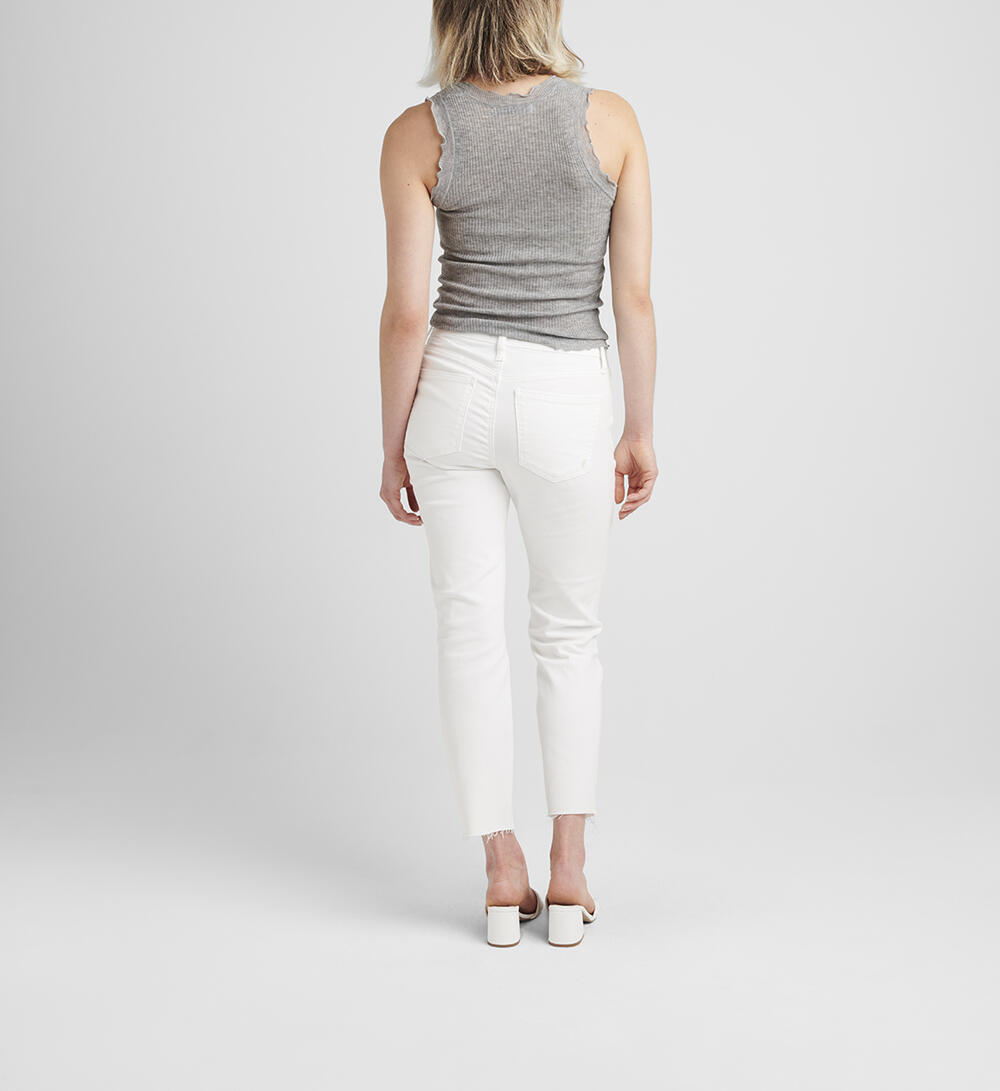 Most Wanted Mid Rise Straight Crop Pants, , hi-res image number 1