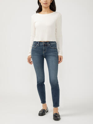 Most Wanted Mid Rise Straight Leg Jeans