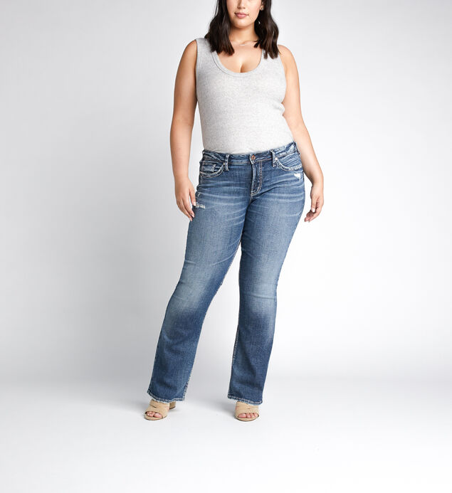 Plus Size Tall Silver Jeans 