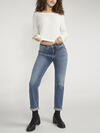 Beau High Rise Slim Leg Jeans image number 0