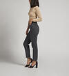 Highly Desirable High Rise Straight Leg Jeans, Black, hi-res image number 2