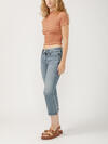 Suki Mid Rise Luxe Stretch Capri image number 2