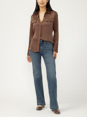 Avery High Rise Trouser Luxe Stretch Jeans