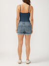 Suki Mid Rise Luxe Stretch Shorts image number 1