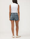 Suki Mid Rise Luxe Stretch Americana Shorts image number 1