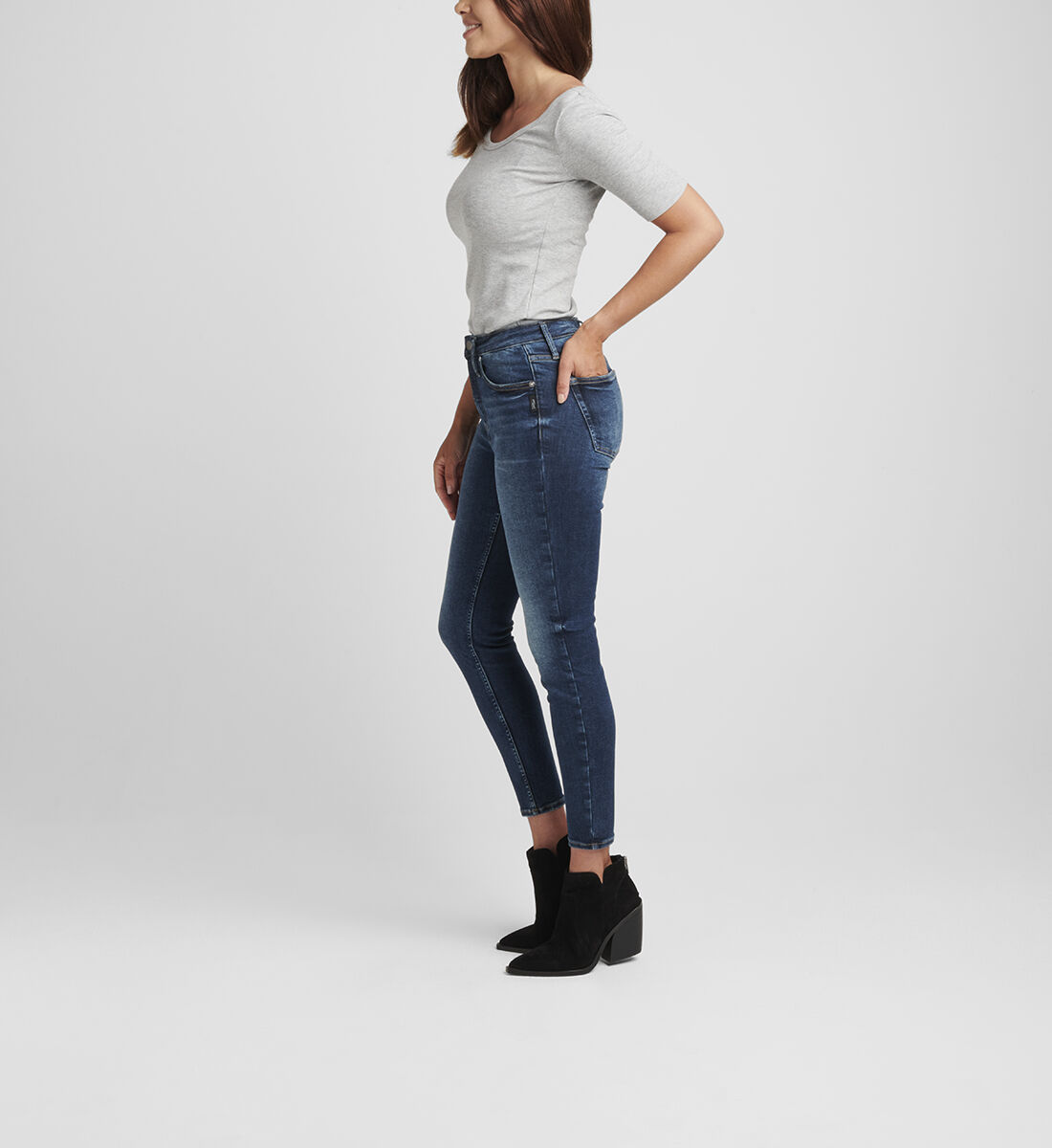 Infinite Fit High Rise Skinny Jeans Alt Image 3