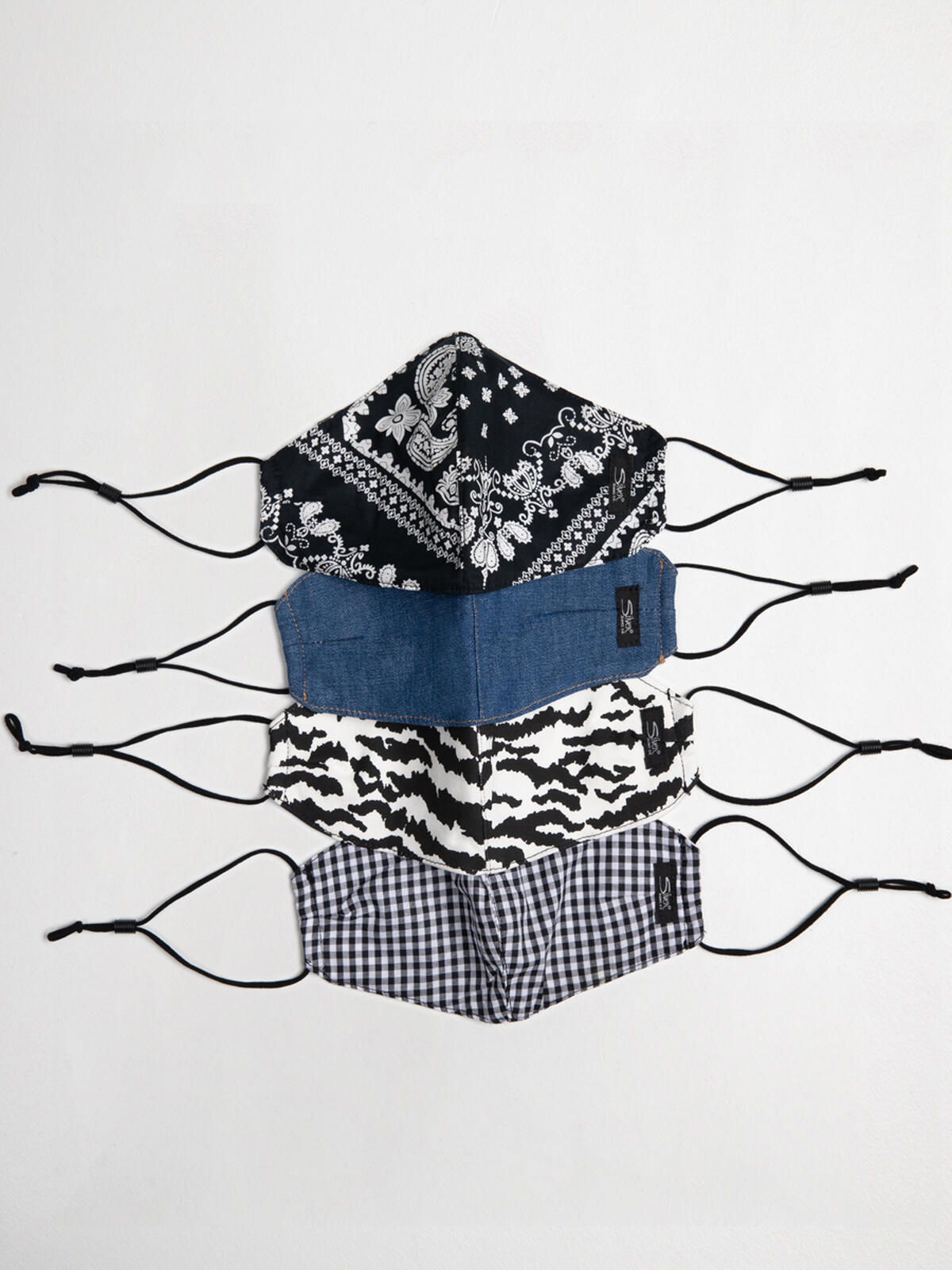 Printed Protective Face Mask - Set of 4 image number 0