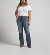 Elyse Mid Rise Slim Bootcut Jeans Plus Size, Indigo, hi-res image number 0