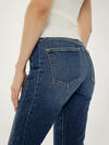 Most Wanted Mid Rise Straight Leg Ankle Jean image number 3