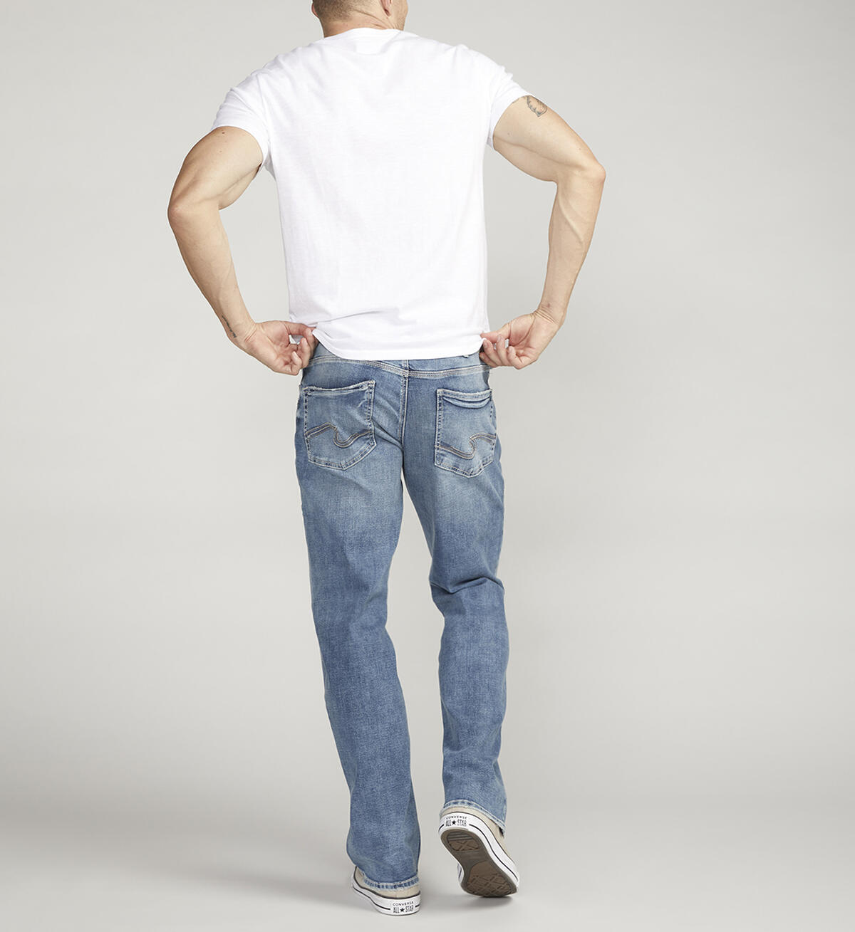 Gordie Relaxed Fit Straight Leg Jeans, , hi-res image number 1