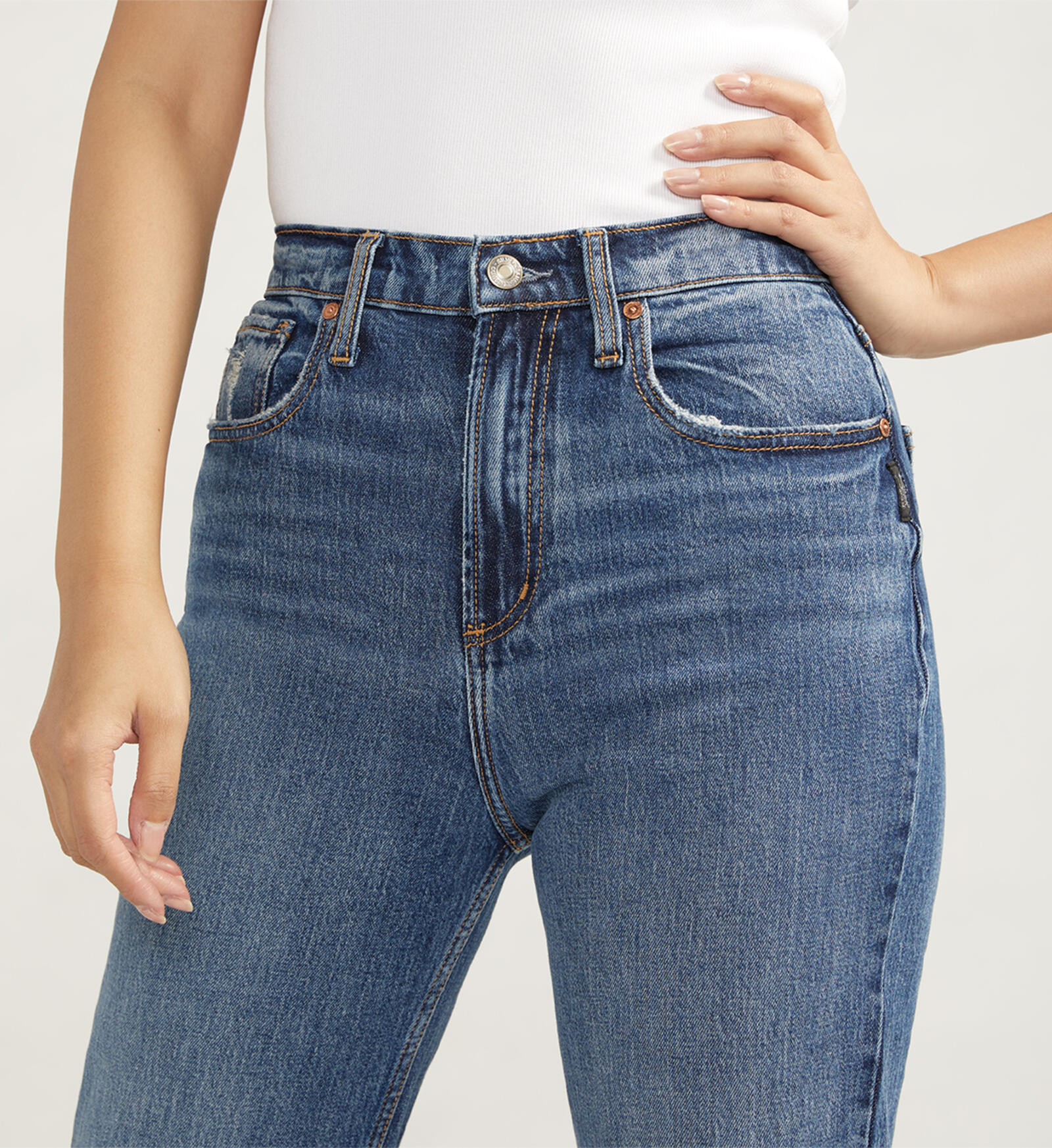 Sunday High Rise Straight Leg Jeans