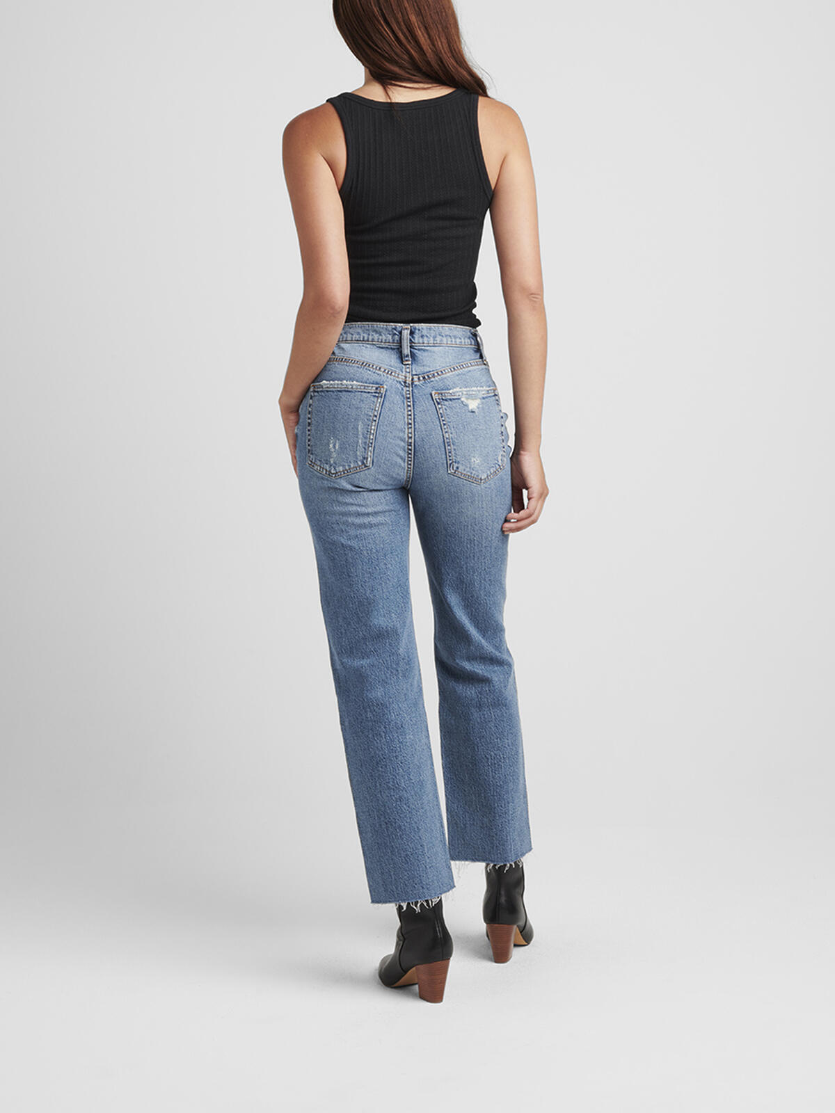 Buy Highly Desirable High Rise Straight Leg Jeans for USD 68.00