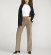 Highly Desirable High Rise Trouser Leg Pants, Mushroom, hi-res image number 0
