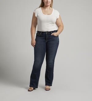 Suki Mid Rise Bootcut Jeans Plus Size