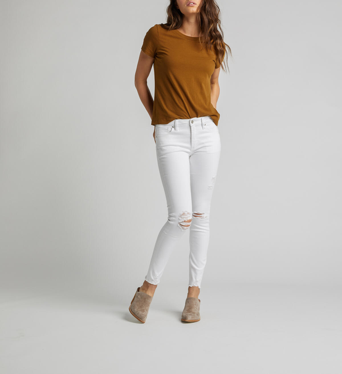 Most Wanted Mid Rise Skinny Leg Jeans, , hi-res image number 0