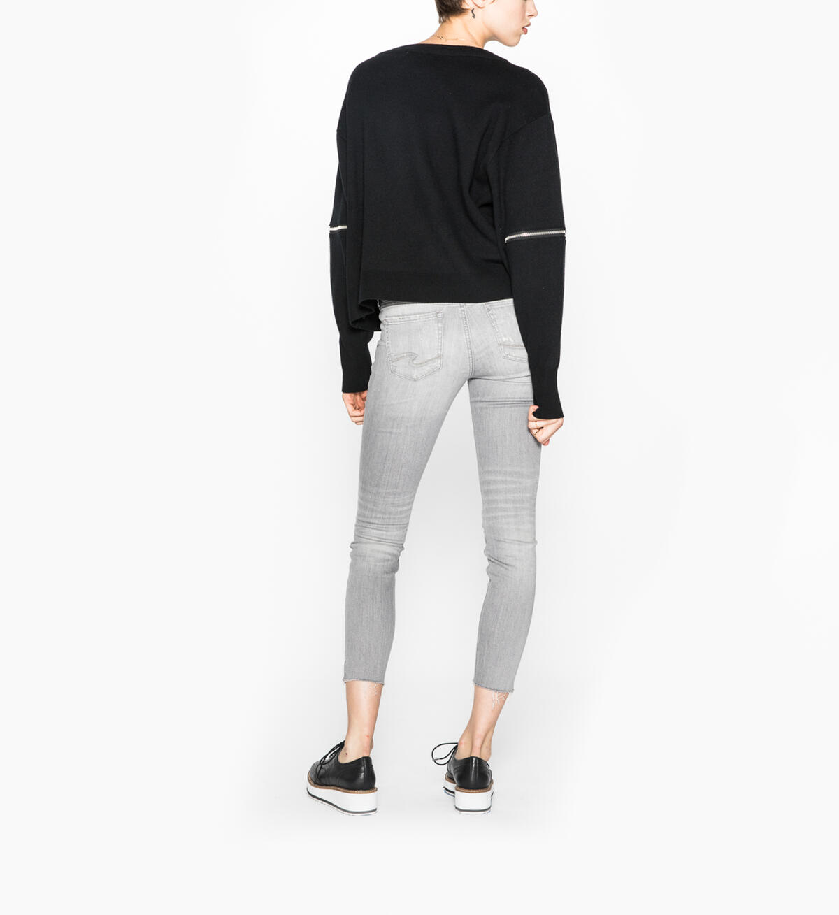 Aiko Ankle Skinny Grey Wash, , hi-res image number 2