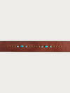 Turquoise Embellished Women's Belt image number 1