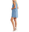 Lace Up Denim Dress, , hi-res image number 2
