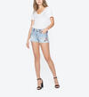 Aiko Light Wash Embroidered Short, , hi-res image number 3