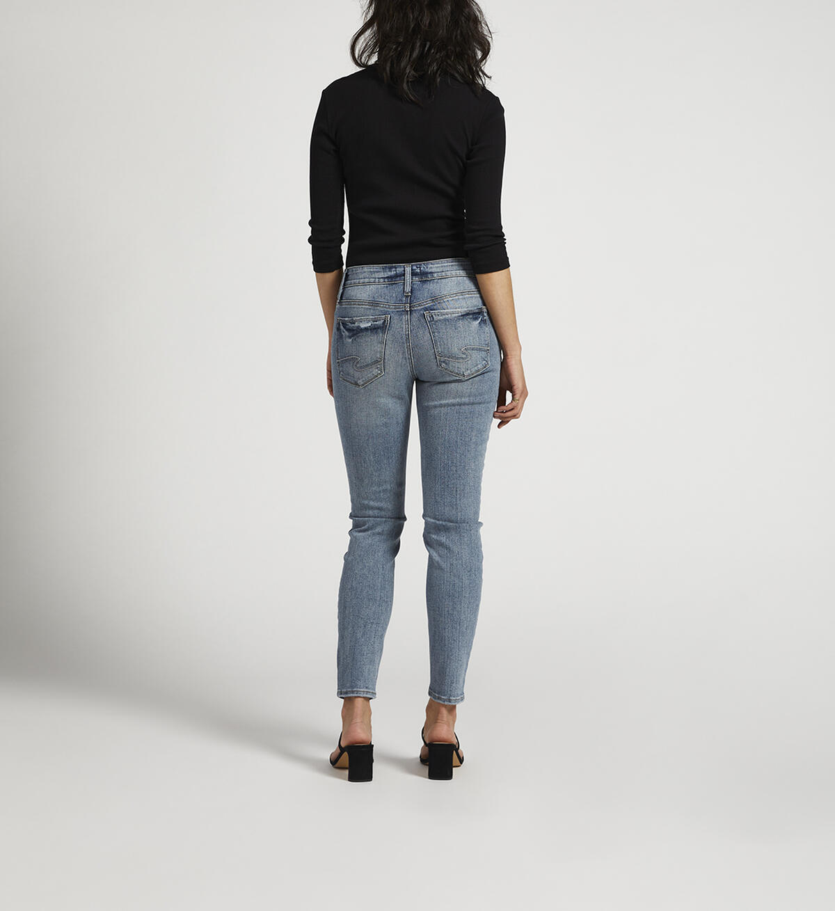 Elyse Mid Rise Skinny Jeans, , hi-res image number 1