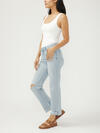 Chelsea Mid Rise Straight Leg Luxe Stretch Jeans image number 2