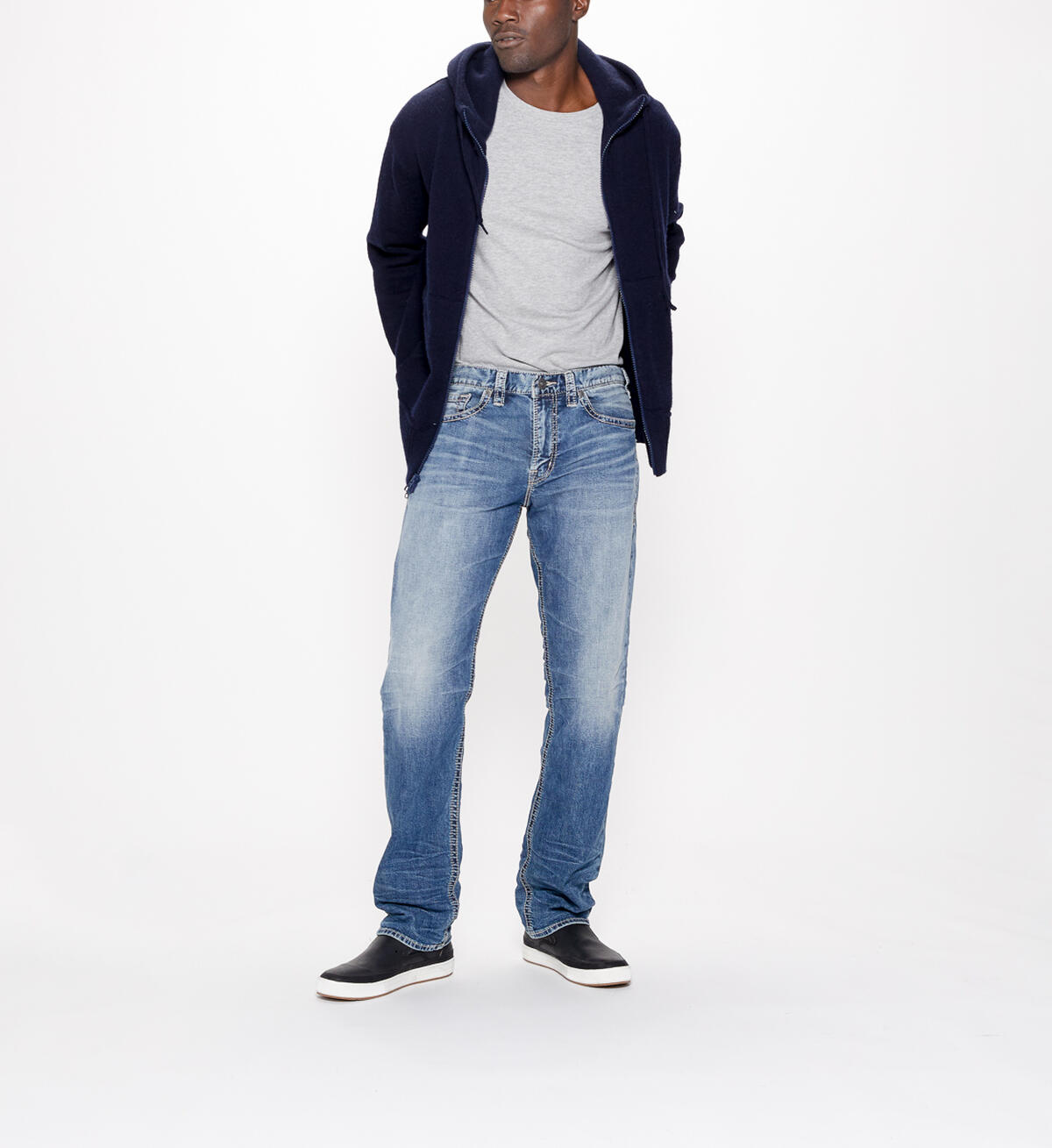 Hunter Tapered Mens Medium Wash, , hi-res image number 0