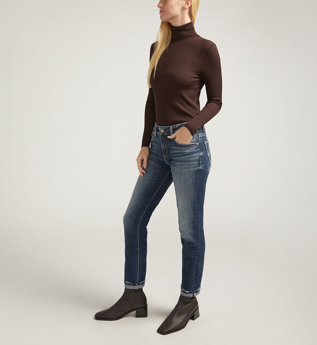 Stretch boyfriend jeans hotsell