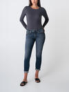 Boyfriend Mid Rise Slim Leg Jeans image number 0
