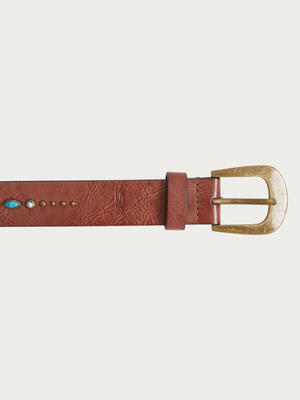 Turquoise Embellished Women's Belt