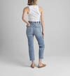 Paper Bag High Rise Straight Crop Jeans, , hi-res image number 1