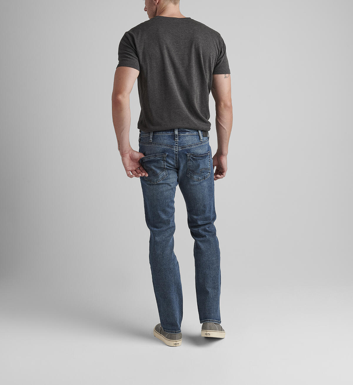 Allan Classic Fit Straight Leg Jeans, , hi-res image number 1