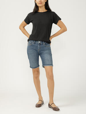 Suki Mid Rise Luxe Stretch Bermuda Short
