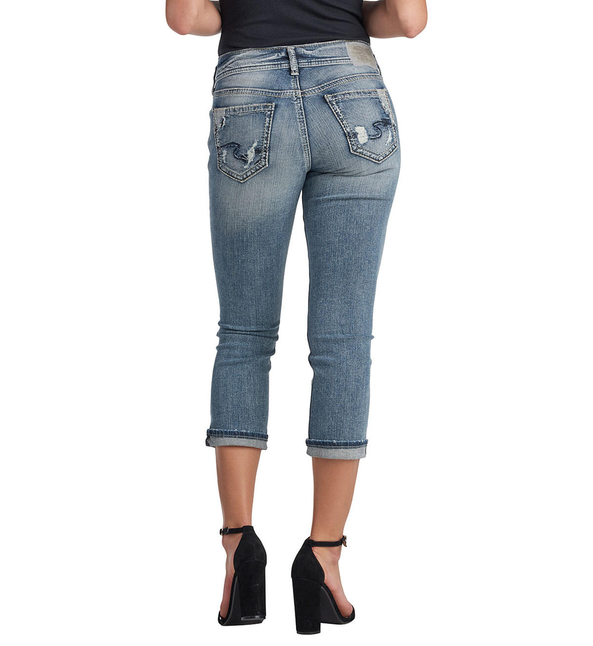 Suki Capri Medium Wash, , hi-res image number 1