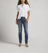 Elyse Mid Rise Straight Leg Jeans, Indigo, hi-res image number 0