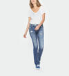 Elyse Slim Boot Mid Rise Dark Wash Final Sale, , hi-res image number 0