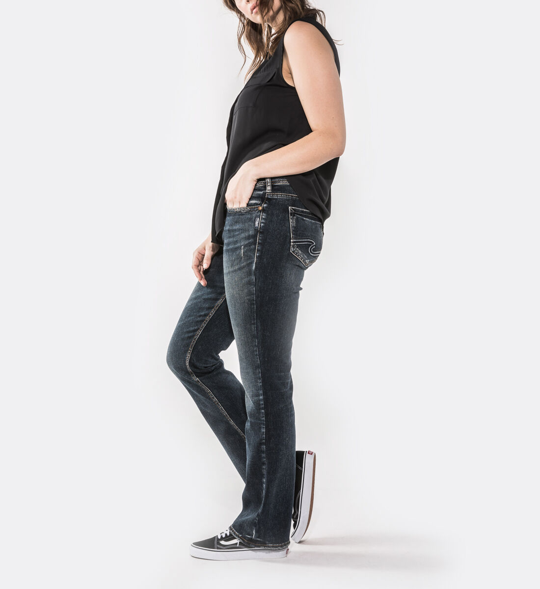 Buy Suki Slim Boot Dark Wash for USD 89.00 Silver Jeans US New
