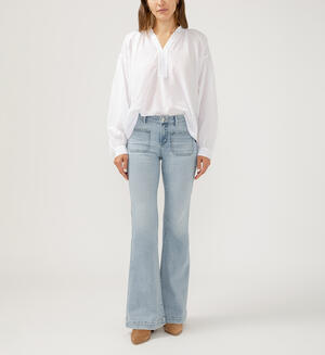 Suki Mid Rise Flare Leg Jeans
