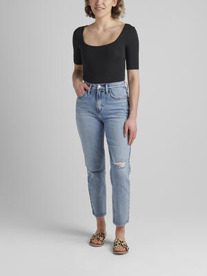 Highly Desirable High Rise Straight Leg Jeans