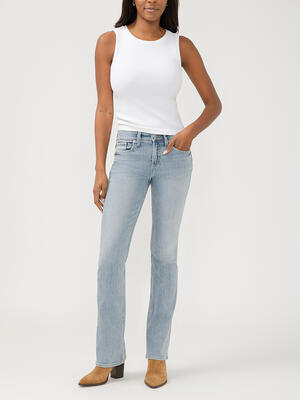 Suki Mid Rise Slim Bootcut Jeans