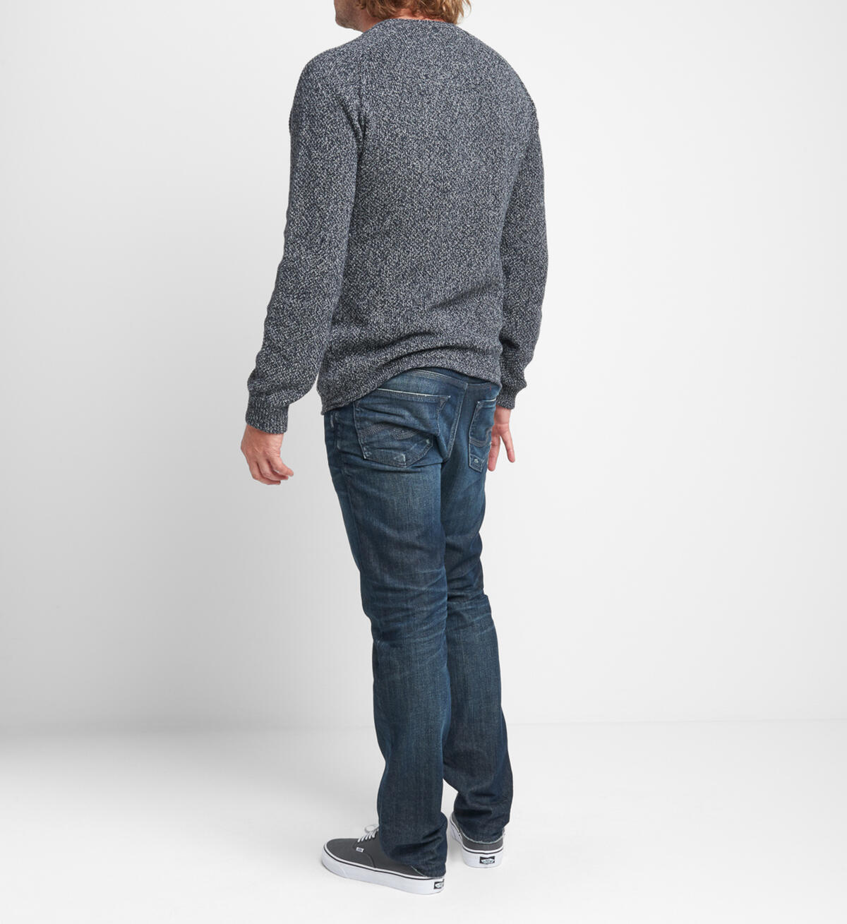 Bridger Marled-Knit Henley Sweater, , hi-res image number 1
