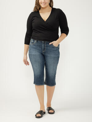 Suki Mid Rise Capri Plus Size
