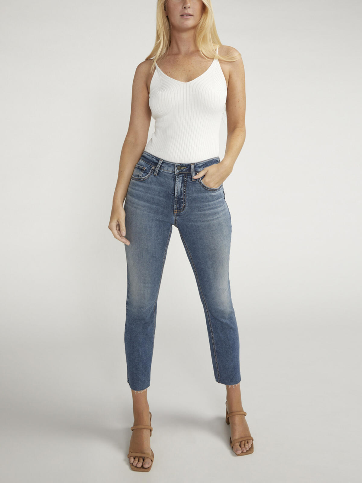 Most Wanted Mid Rise Straight Jeans image number 0