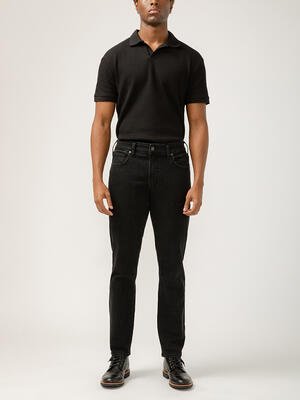 Eddie Classic Athletic Fit Tapered Leg Jeans